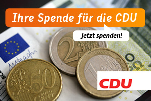 Ihre Spende für die CDU